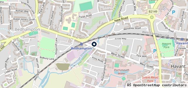 Map showing the location of Gravel Hill Car Sales
