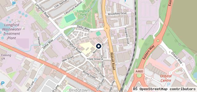 Map showing the location of John Craddock Ltd