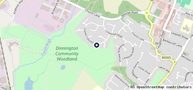 Map showing the location of Andy's Smart Car Body Repair