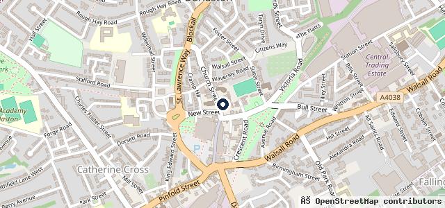 Map showing the location of CRS (body repairs)