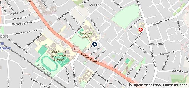 Map showing the location of L M C Auto's