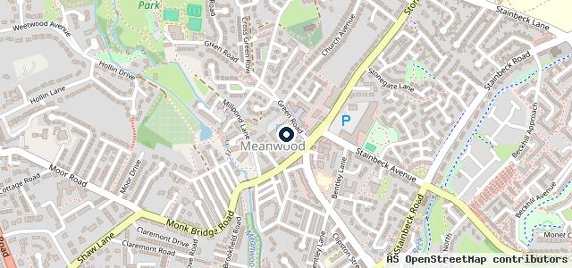 Map showing the location of Waitrose & Partners