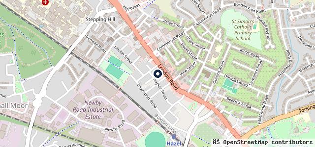 Map showing the location of Napier Motors Limited