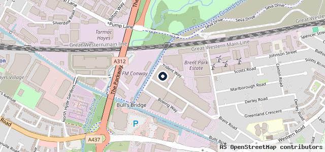 Map showing the location of MOTTO M.O.T & car repair centre