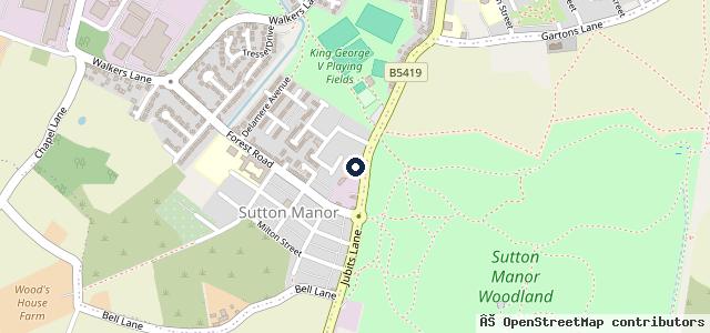 Map showing the location of SCR Auto Repair and MOT centre