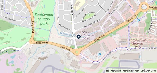 Map showing the location of Arrow Auto Centre