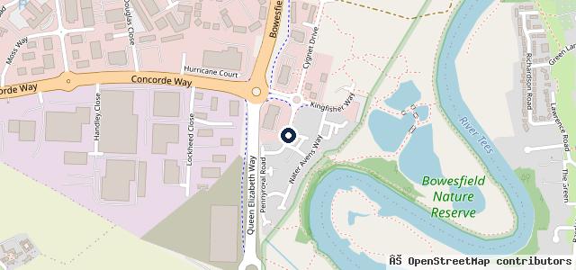 Map showing the location of Teesside Audi