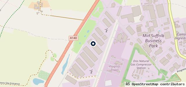 Map showing the location of Roy Humphrey Car & Commercial