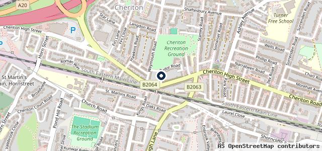Map showing the location of S & S Motors