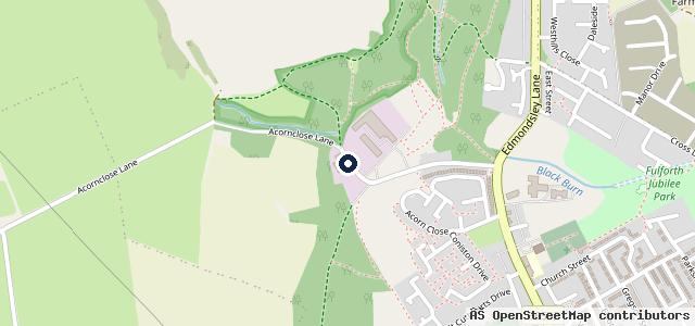 Map showing the location of Sacriston Auto Services