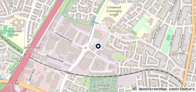 Map showing the location of Salkeld Service Centre