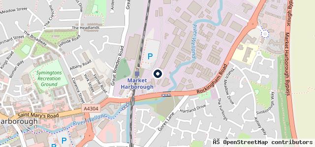 Map showing the location of Senior Garage Services