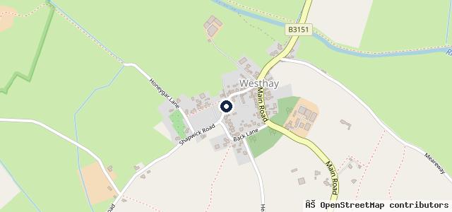 Map showing the location of Shapwick Road Garage