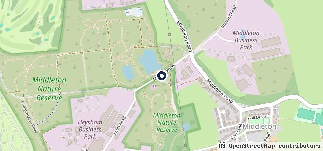 Map showing the location of Bayside Autos Morecambe Vehicle Servicing and Repair