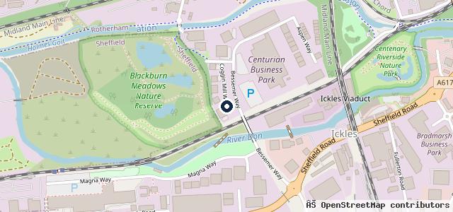 Map showing the location of Allround Tyres Ltd