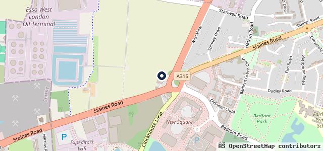 Map showing the location of Vauxhall
