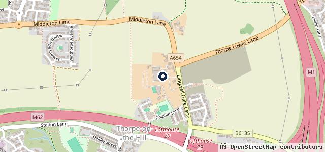 Map showing the location of ProFleet Commercial Services LTD