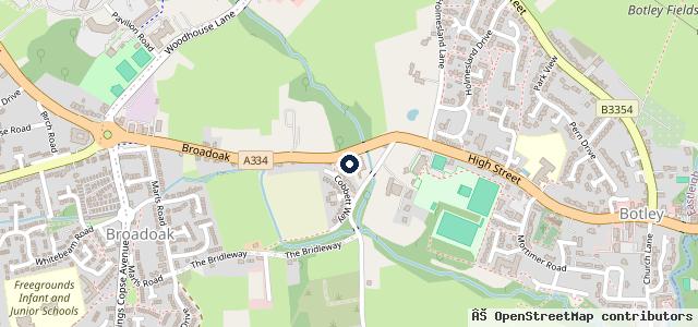 Map showing the location of Richmond Škoda Southampton