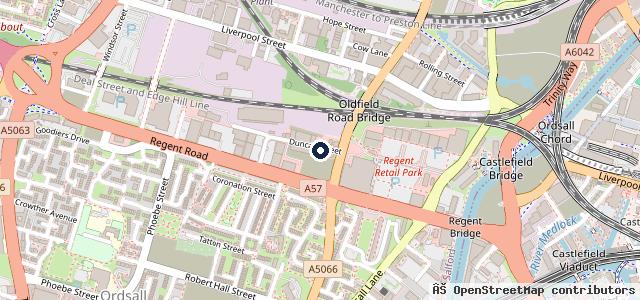 Map showing the location of Premium Mobile Car Detailing Manchester