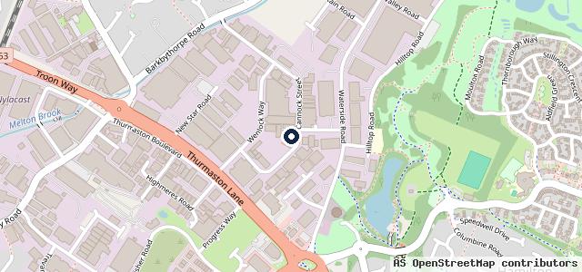 Map showing the location of Tebco mot