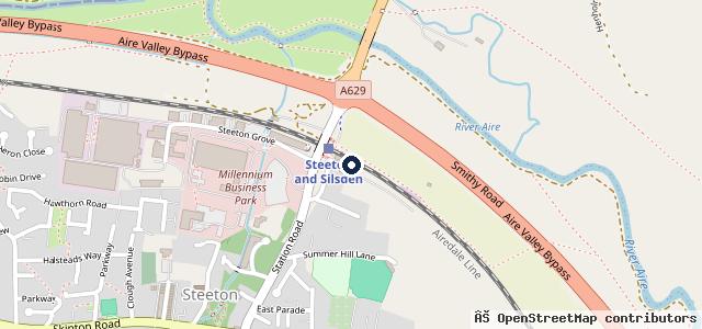 Map showing the location of Station Car & Commercial Garage