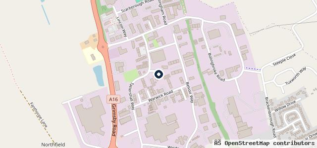 Map showing the location of Louth Smart Repairs, Vehicle Body Repairs