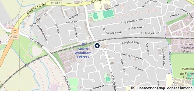 Map showing the location of Station Garage