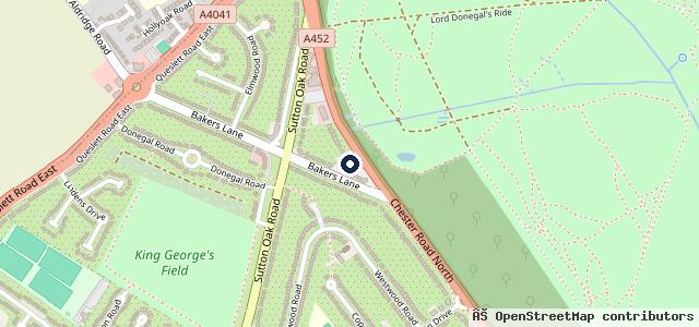 Map showing the location of Sutton Park Kia Sutton Coldfield