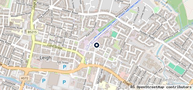Map showing the location of P & T Motors Ltd