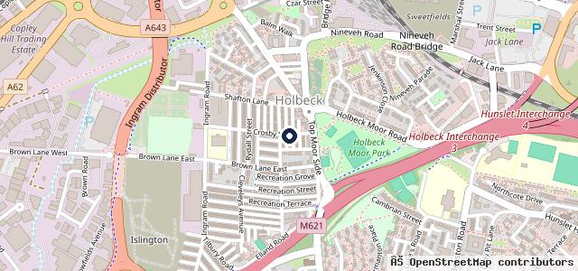 Map showing the location of Blowout Tyres 24hr Mobile Tyre Fitting
