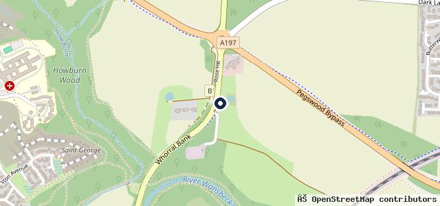 Map showing the location of The Service Station and MOT Centre