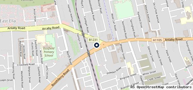 Map showing the location of Towse Motors Limited