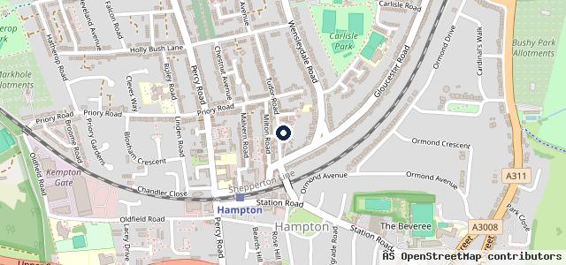 Map showing the location of Tudor Road Garage Ltd