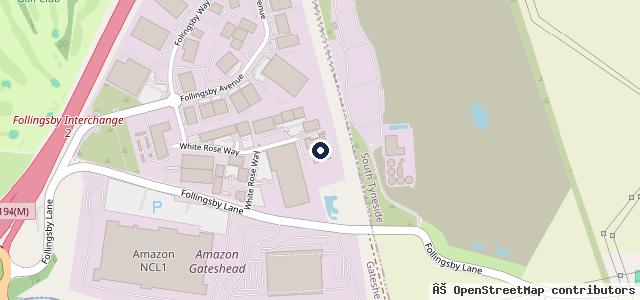 Map showing the location of J W Coats & Sons Ltd