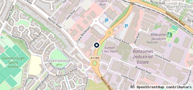 Map showing the location of Endeavour Hyundai - Ipswich