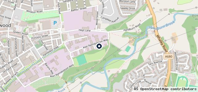 Map showing the location of Unit 7 MOT & Tyre Centre