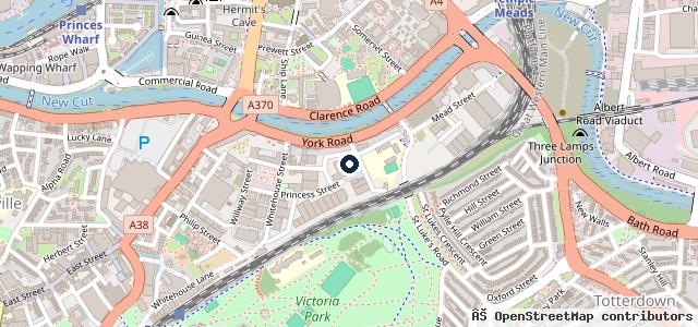 Map showing the location of Vee W Services