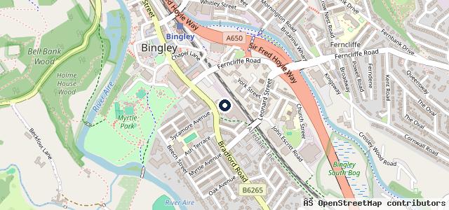 Map showing the location of Sterling Service Centre