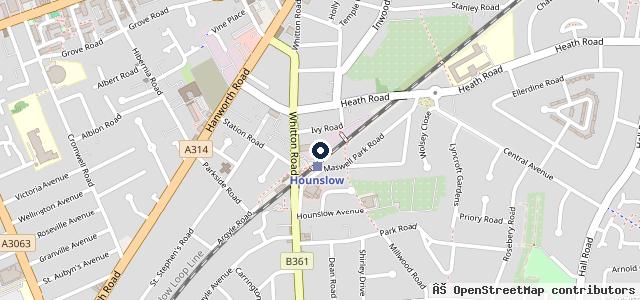 Map showing the location of VSC Car Servicing & Mot - RAC Approved