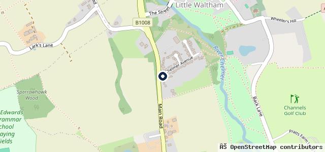 Map showing the location of Waltham Mot & Service Centre Ltd