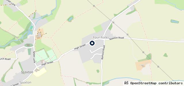 Map showing the location of Waterman's Garage
