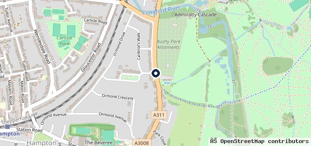 Map showing the location of Heathrow Van Centre