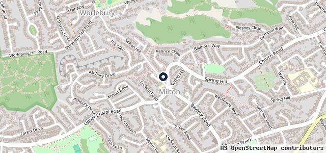 Map showing the location of Worlebury Garage Ltd