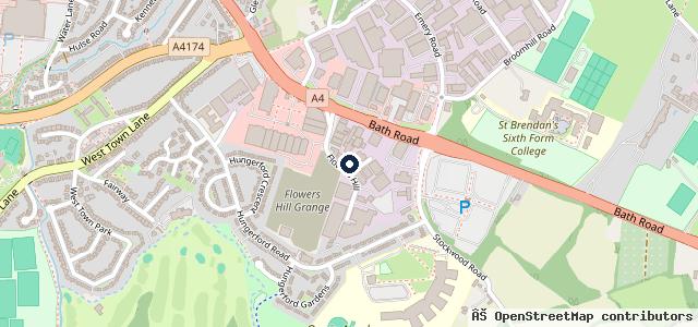 Map showing the location of Hursley Hill Garage