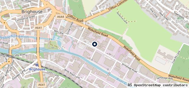 Map showing the location of Wrightway Motorcycles