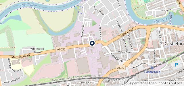 Map showing the location of Peter Ambrose Castleford Ltd. | Castleford