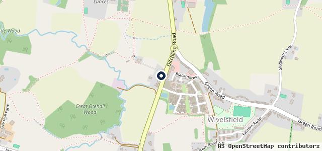 Map showing the location of Baldocks of Wivelsfield