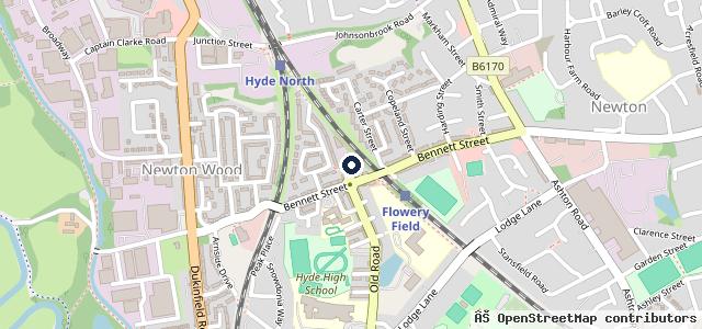 Map showing the location of Rosemount MOT Centre Limited