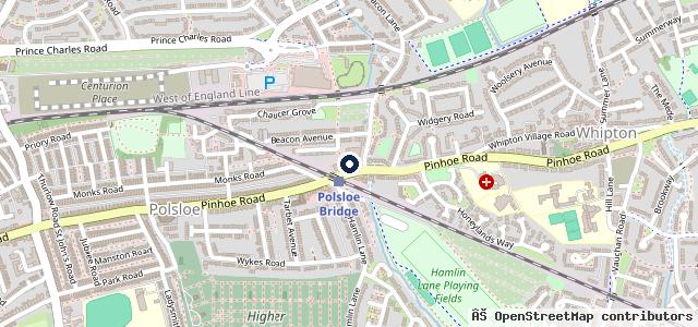 Map showing the location of Steve Clarke Garages