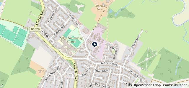 Map showing the location of Brightlingsea Auto Centre